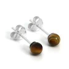 boucles d'oreille oeil de tigre